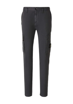 Stone Island twill tapered pants - Grey