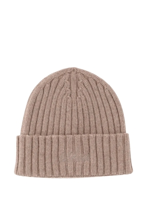 MC2 Saint Barth logo-embroidered beanie hat - Neutrals