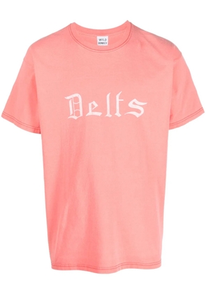 Wild Donkey graphic-print crew-neck T-shirt - Pink