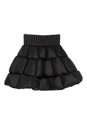 RAXXY quilted padded mini skirt - Black
