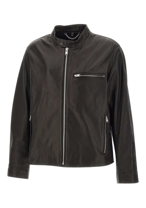 Belstaff zip-up leather jacket - Black