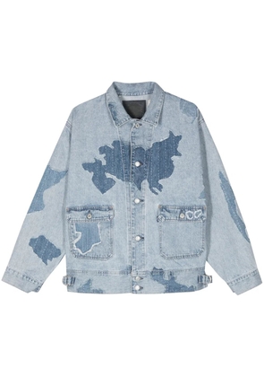 Levi's patchwork-design denim jacket - Blue
