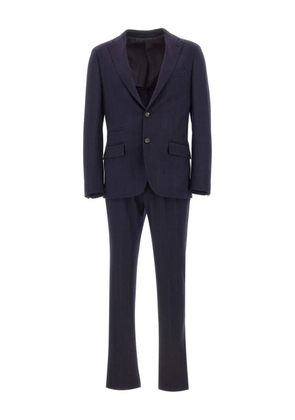 Eleventy pinstripe suit - Blue