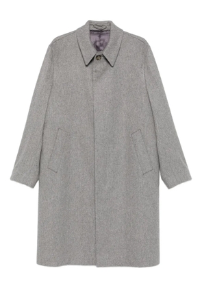 Lardini buttoned patch-pocket coat - Grey