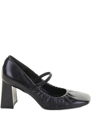 GUGLIELMO ROTTA 70mm leather block-heel pumps - Black