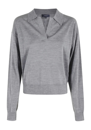 Soeur polo-neck t-shirt - Grey