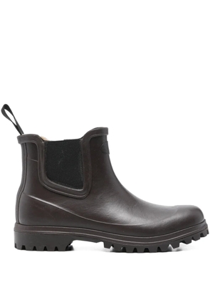 Superga rubber Chelsea boots - Brown