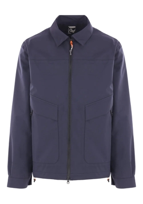 GR10K spread-collar double-slider zip jacket - Blue