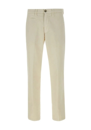 Re-Hash welt-pocket trousers - White