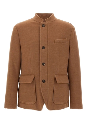 Eleventy button-fastening jacket - Brown