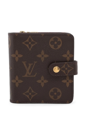 Louis Vuitton Pre-Owned 2001 Monogram compact wallet - Brown