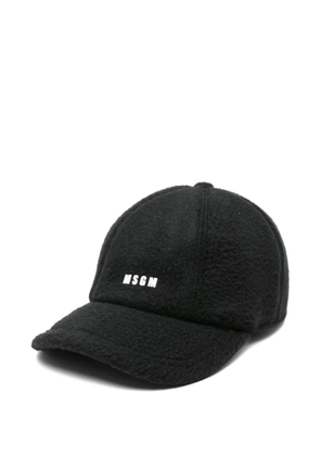 MSGM logo-embossed baseball cap - Black
