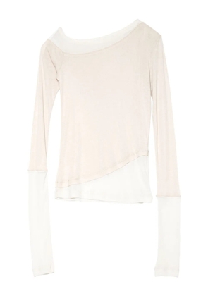 Muller Of Yoshiokubo off-shoulder long-sleeve top - Neutrals