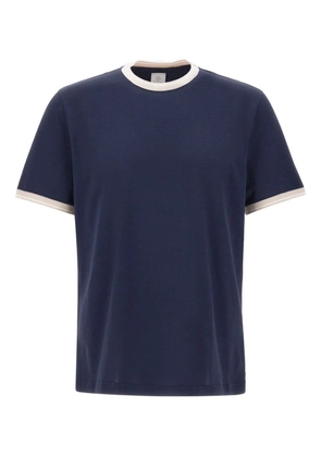 Eleventy contrasting-trim T-shirt - Blue