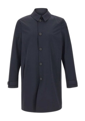 RRD press-stud fastening coat - Blue