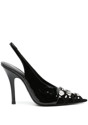 The Attico 110mm Fiona pumps - Black