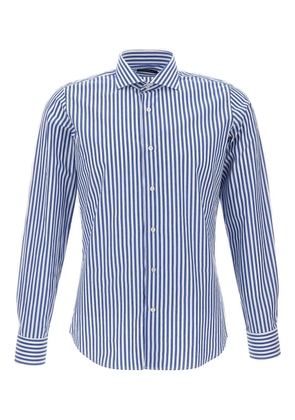 Marchesani striped button shirt - Blue