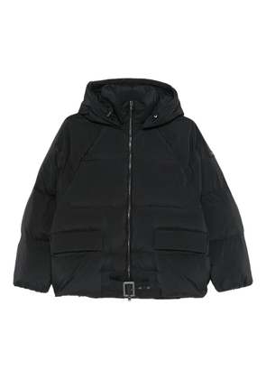 Tatras hooded belted jacket - Black