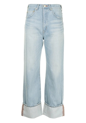 Tu es mon Tresor The Carnelian wide leg jeans - Blue