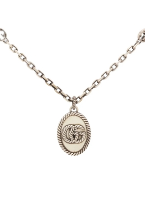 Gucci Pre-Owned 2000s logo-motif necklace - Silver