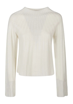 LouLou de Saison Koro ribbed bell-sleeve sweater - White