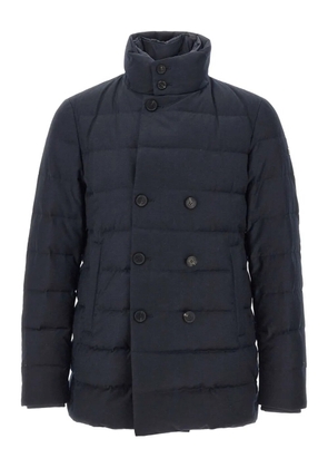 Duno quilted double-breasted jacket - Blue