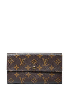Louis Vuitton Pre-Owned 2006 Sarah Monogram canvas long wallet - Brown