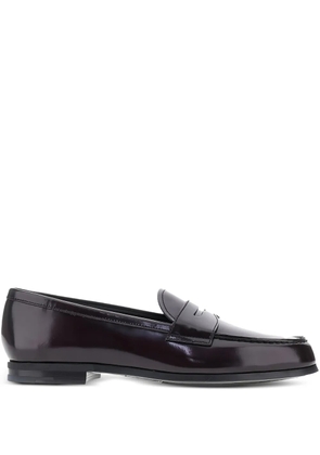 Church's penny leather loafers - Red