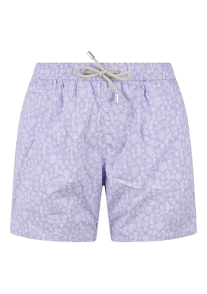 MC2 Saint Barth floral-print swim shorts - Purple