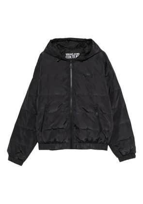 Versace Jeans Couture quilted hooded jacket - Black