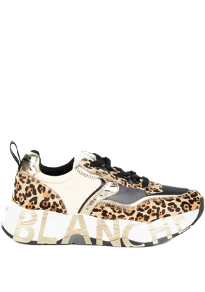 Voile Blanche Club105 leopard-print sneakers - Neutrals