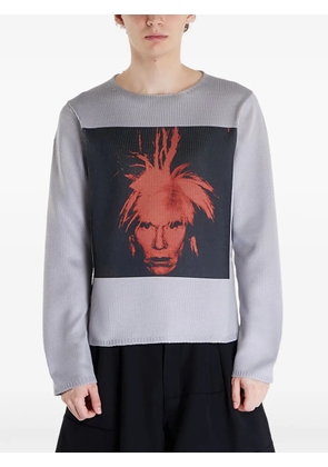 Comme Des Garçons Shirt graphic-print sweatshirt - Grey