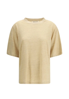 Róhe relaxed linen T-shirt - Neutrals