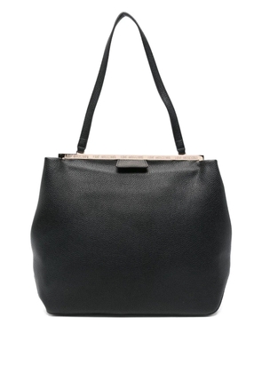 Love Moschino logo-lettering shoulder bag - Black
