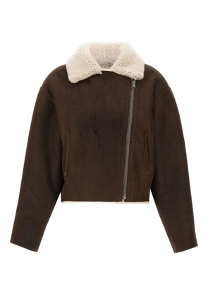 HiSO Aria reversible shearling jacket - Brown