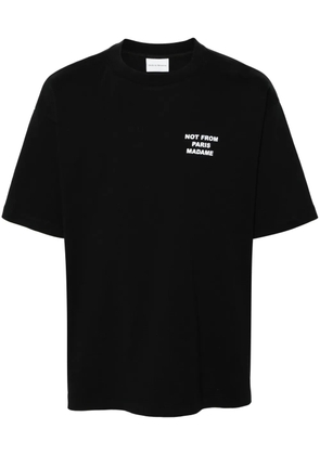 Drôle De Monsieur Le T-Shirt Slogan - Black