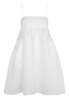 Cecilie Bahnsen Lisbeth matelassé minidress - White