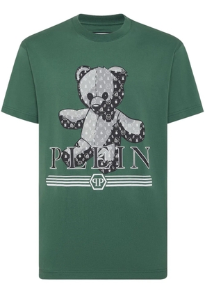 Philipp Plein Teddy Bear cotton T-shirt - Green