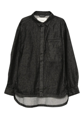 ENTIRE STUDIOS pocket-chest shirt - Black