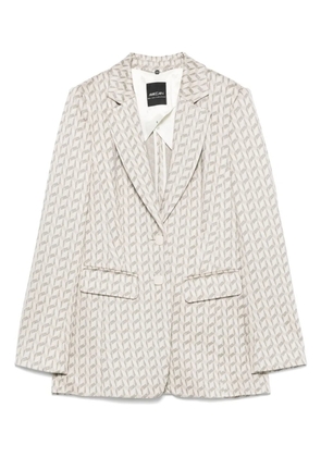 MARCCAIN graphic-jacquard blazer - Neutrals