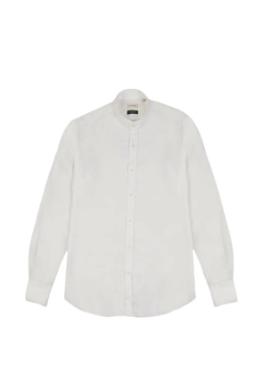 Glanshirt band-collar shirt - White