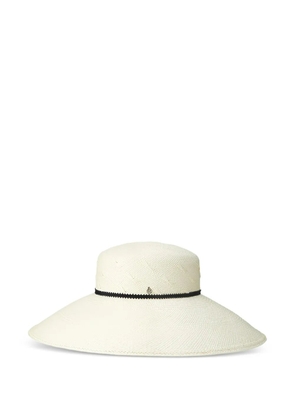 Maison Michel Rena ribbon-detailed hat - White