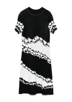 MARCCAIN printed midi dress - Black