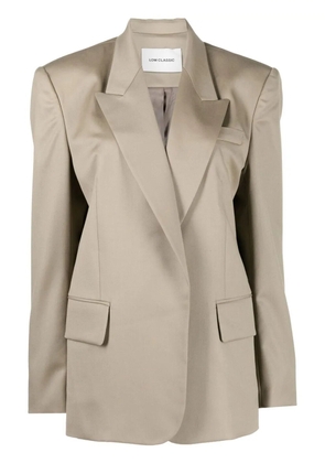 Low Classic notched-collar wool jacket - Neutrals