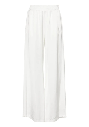 Fabiana Filippi wide-leg satin trousers - White