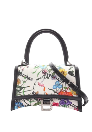 Gucci Pre-Owned 2010-2026 x Balenciaga Small The Hacker Project Flora Hourglass Handle Bag satchel - White