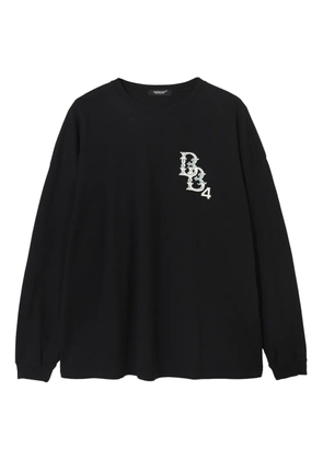 Undercover poem-print long-sleeve sweatshirt - Black