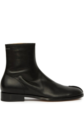 MM6 Maison Margiela leather ankle boots - Black