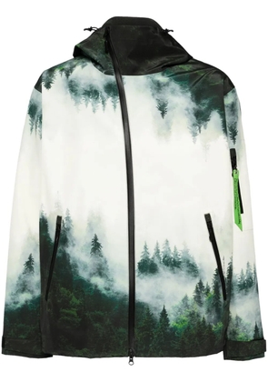 Undercover printed jacket - White