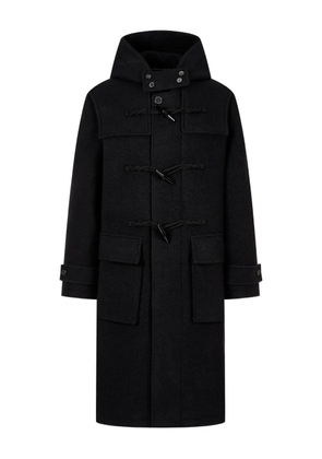 TOMBOY boucle hooded duffle coat - Black